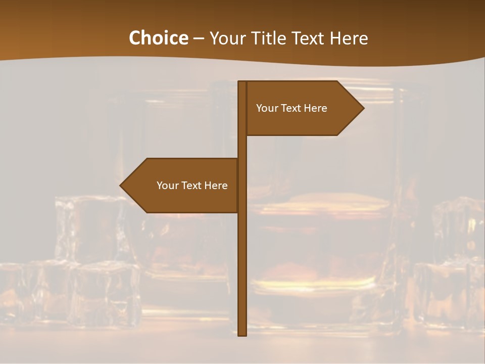 Cocktail Wooden Enjoyment PowerPoint Template