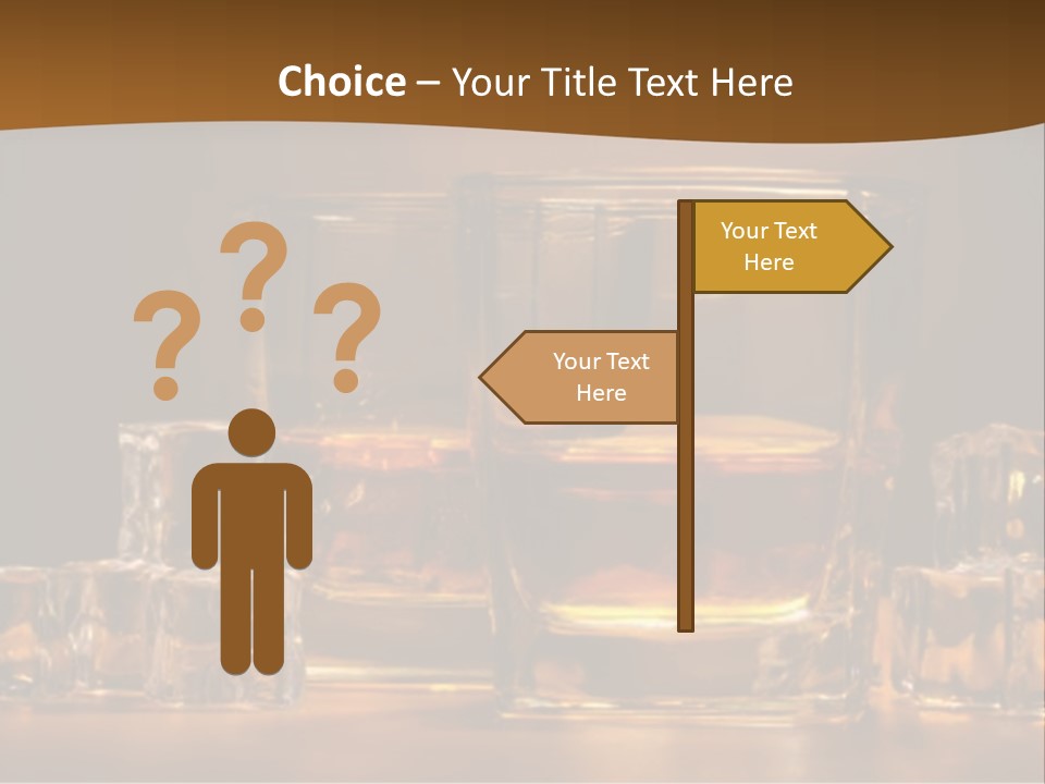 Cocktail Wooden Enjoyment PowerPoint Template