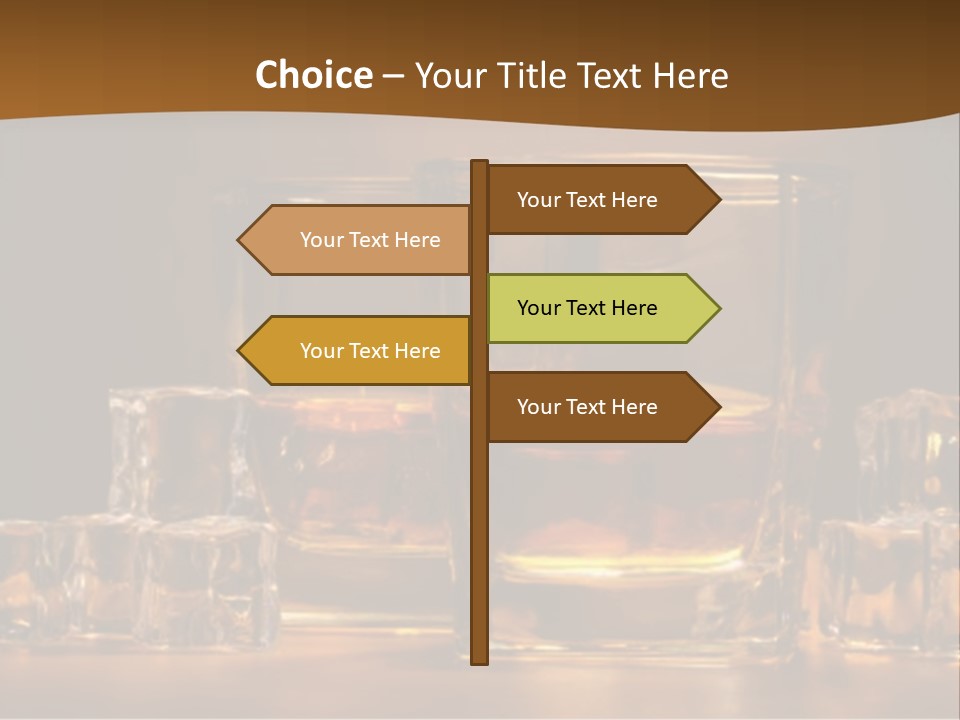 Cocktail Wooden Enjoyment PowerPoint Template