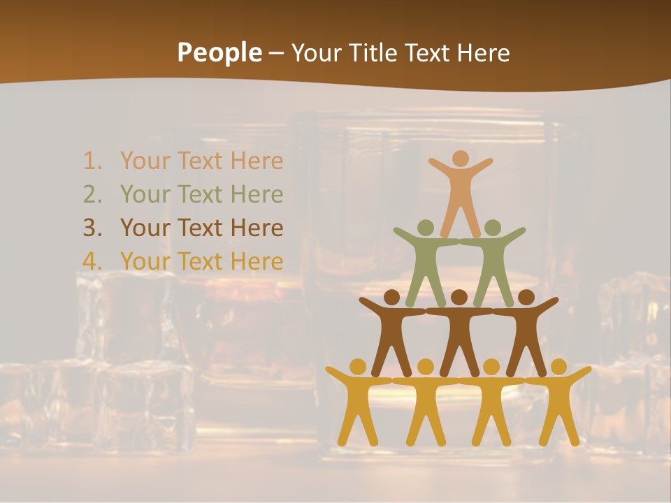 Cocktail Wooden Enjoyment PowerPoint Template