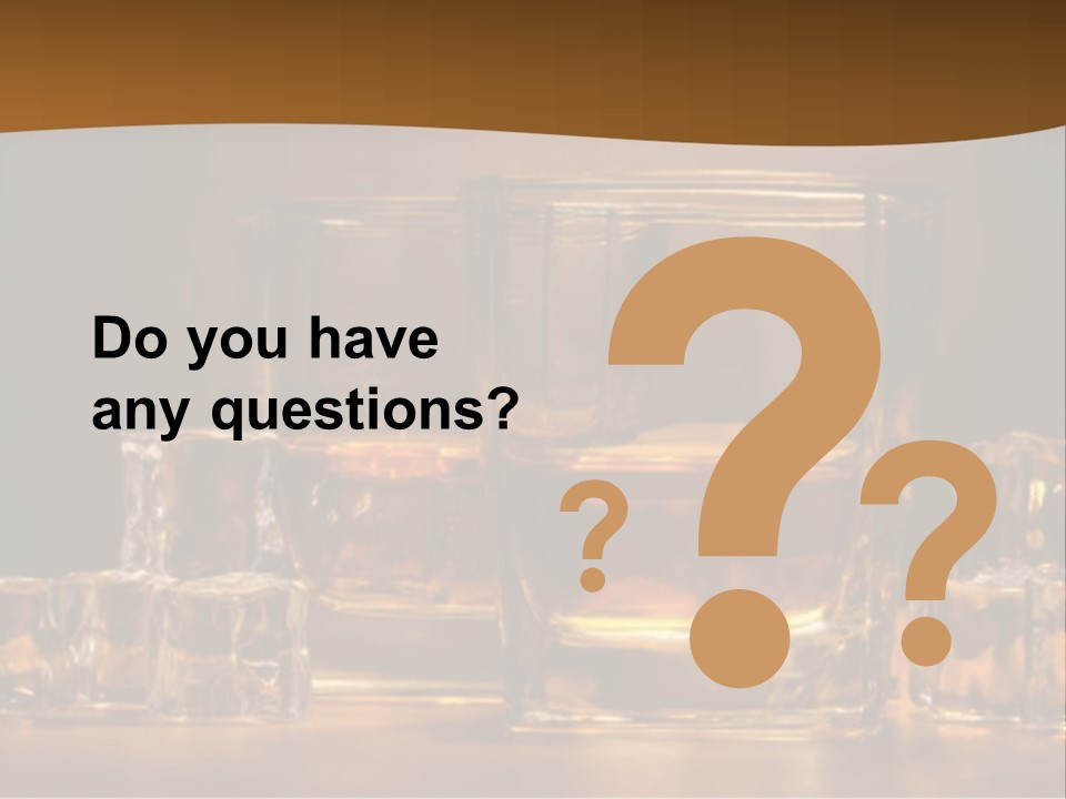 Cocktail Wooden Enjoyment PowerPoint Template