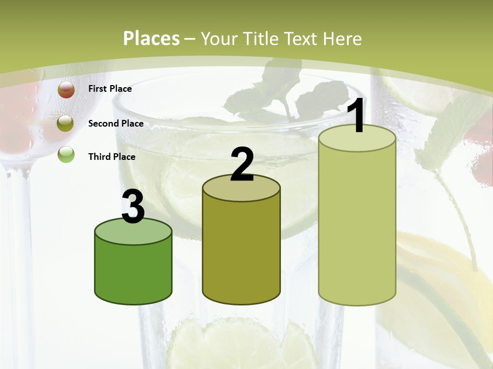 Soda Lime Red Currant PowerPoint Template