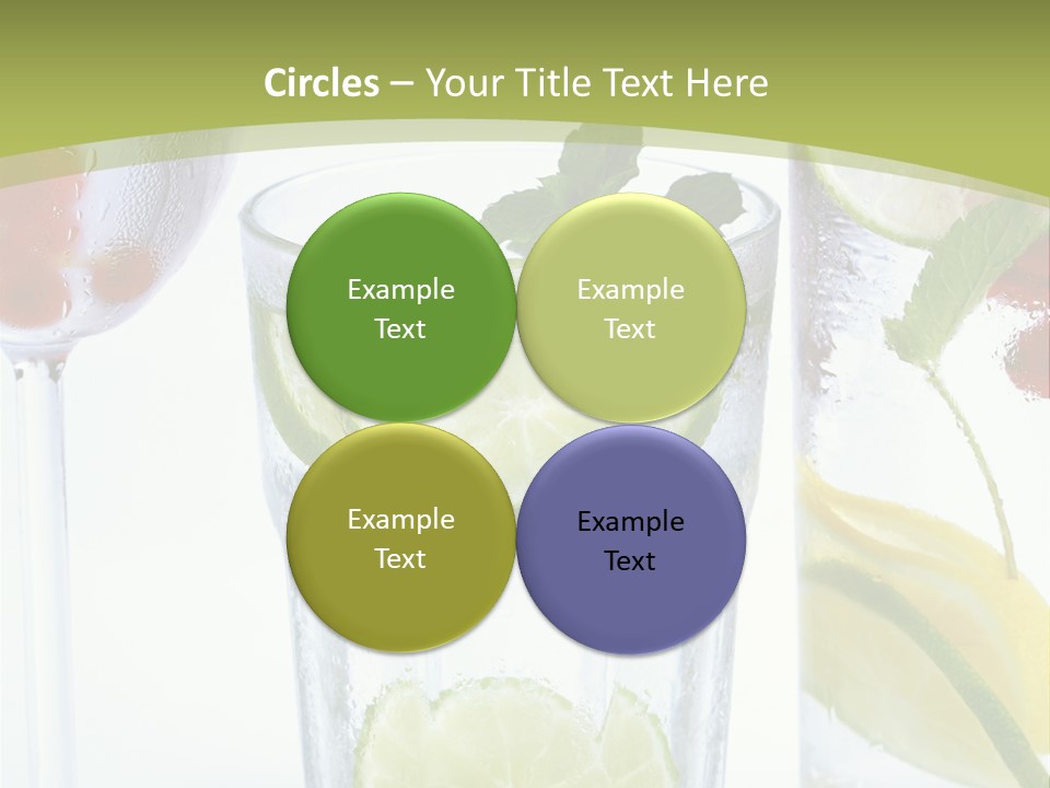 Soda Lime Red Currant PowerPoint Template