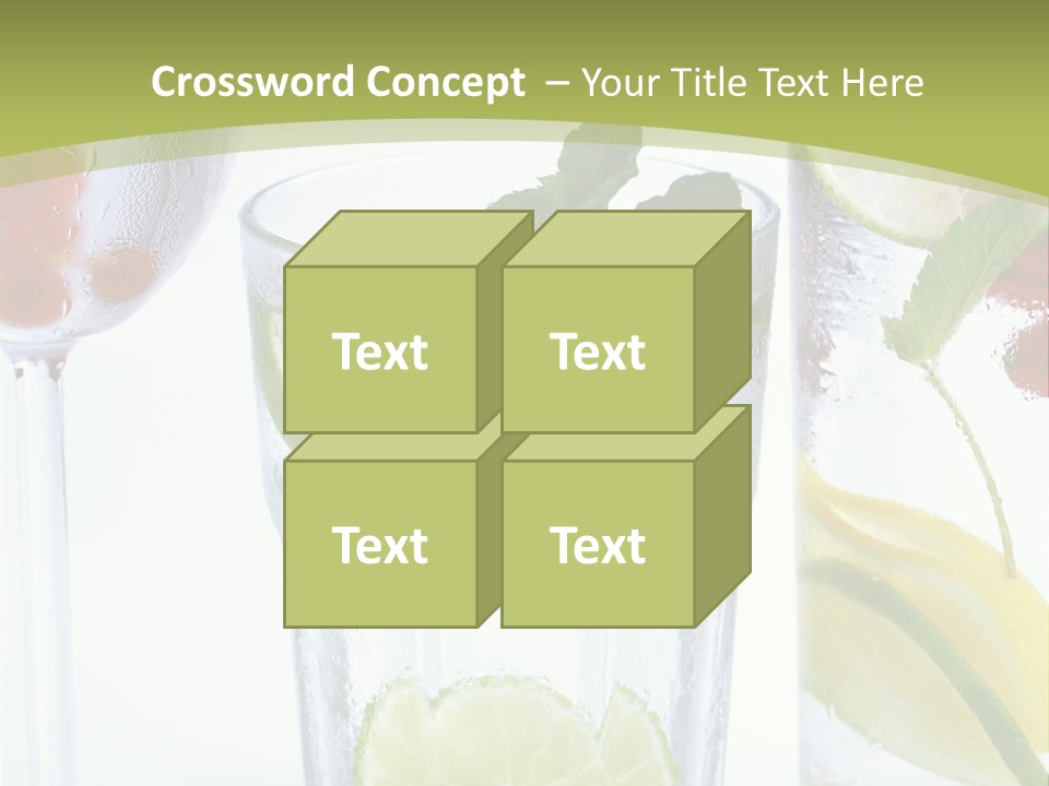 Soda Lime Red Currant PowerPoint Template