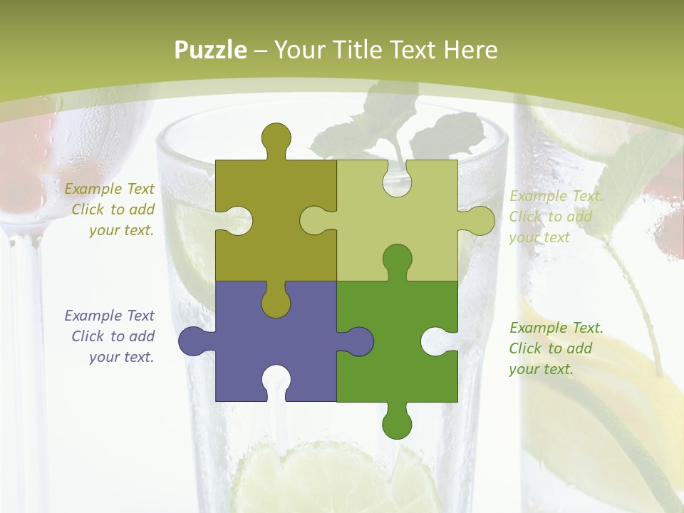 Soda Lime Red Currant PowerPoint Template