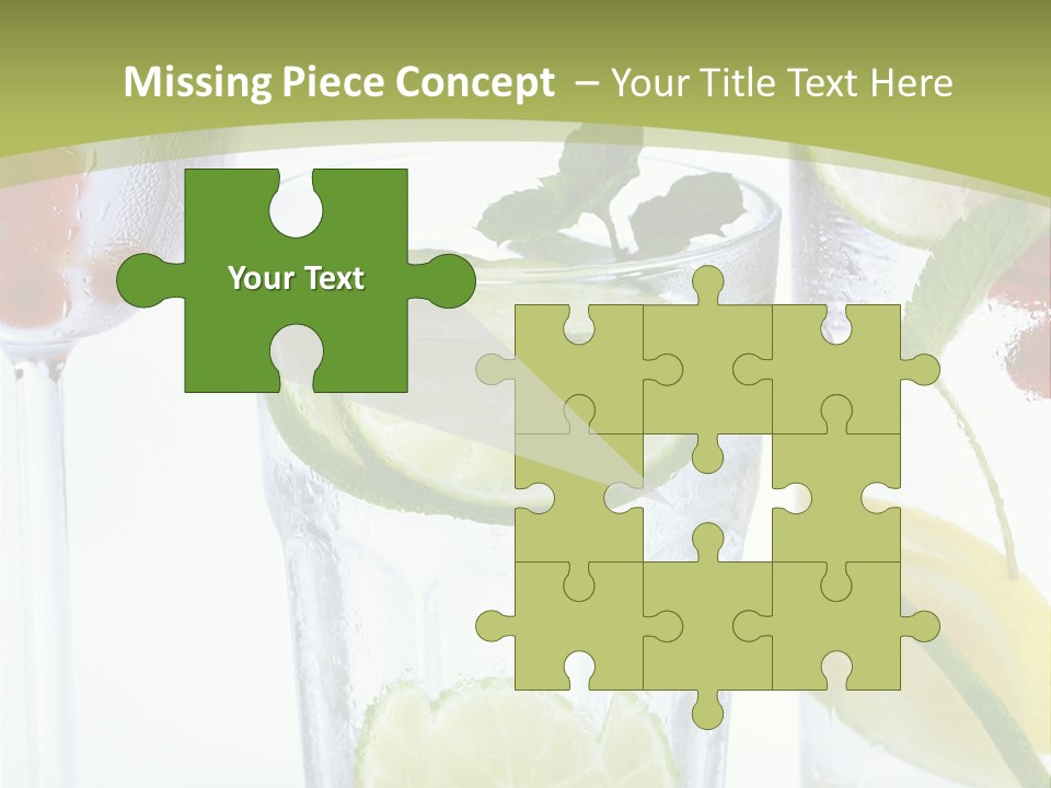 Soda Lime Red Currant PowerPoint Template