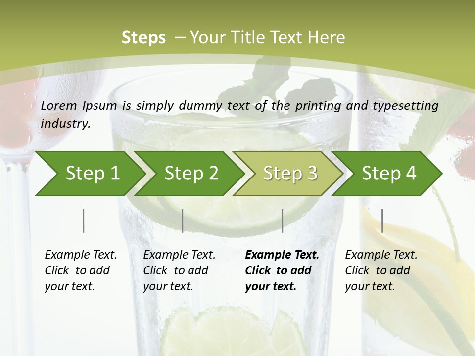 Soda Lime Red Currant PowerPoint Template