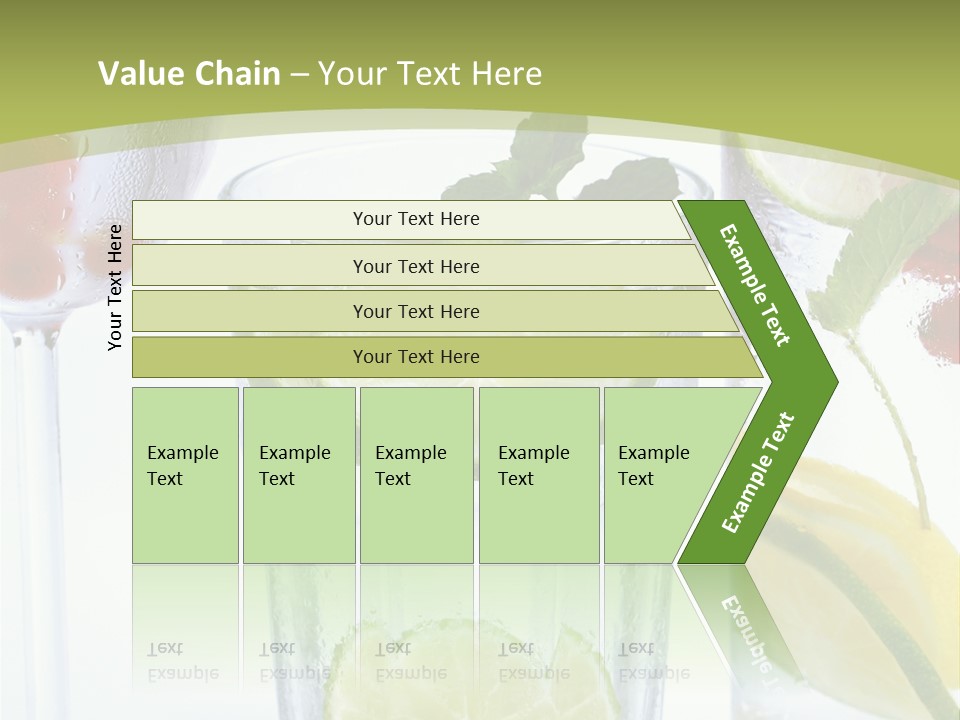 Soda Lime Red Currant PowerPoint Template