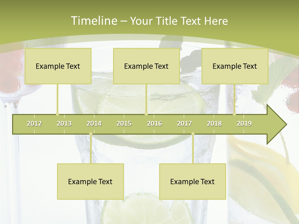 Soda Lime Red Currant PowerPoint Template