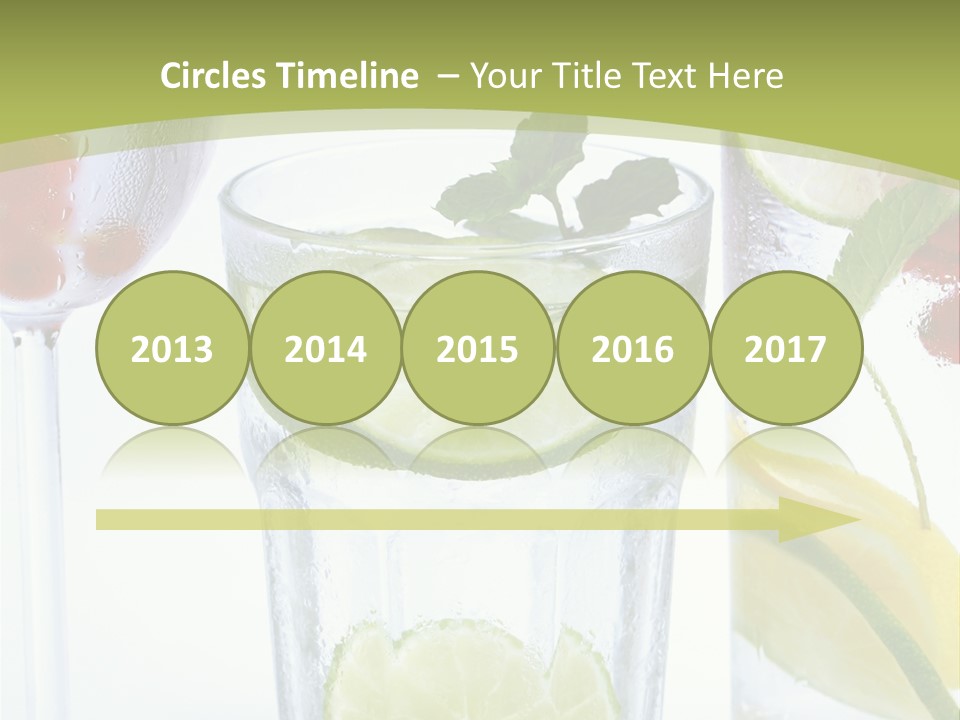 Soda Lime Red Currant PowerPoint Template