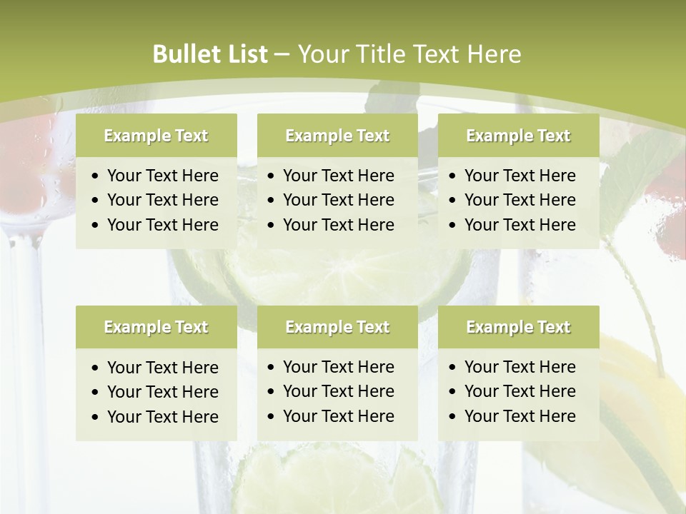 Soda Lime Red Currant PowerPoint Template