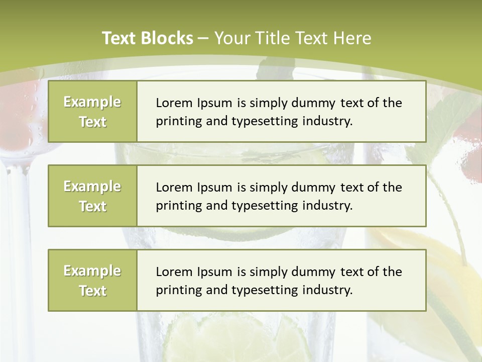 Soda Lime Red Currant PowerPoint Template