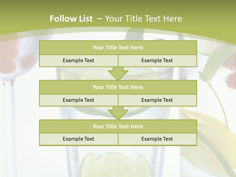 Soda Lime Red Currant PowerPoint Template