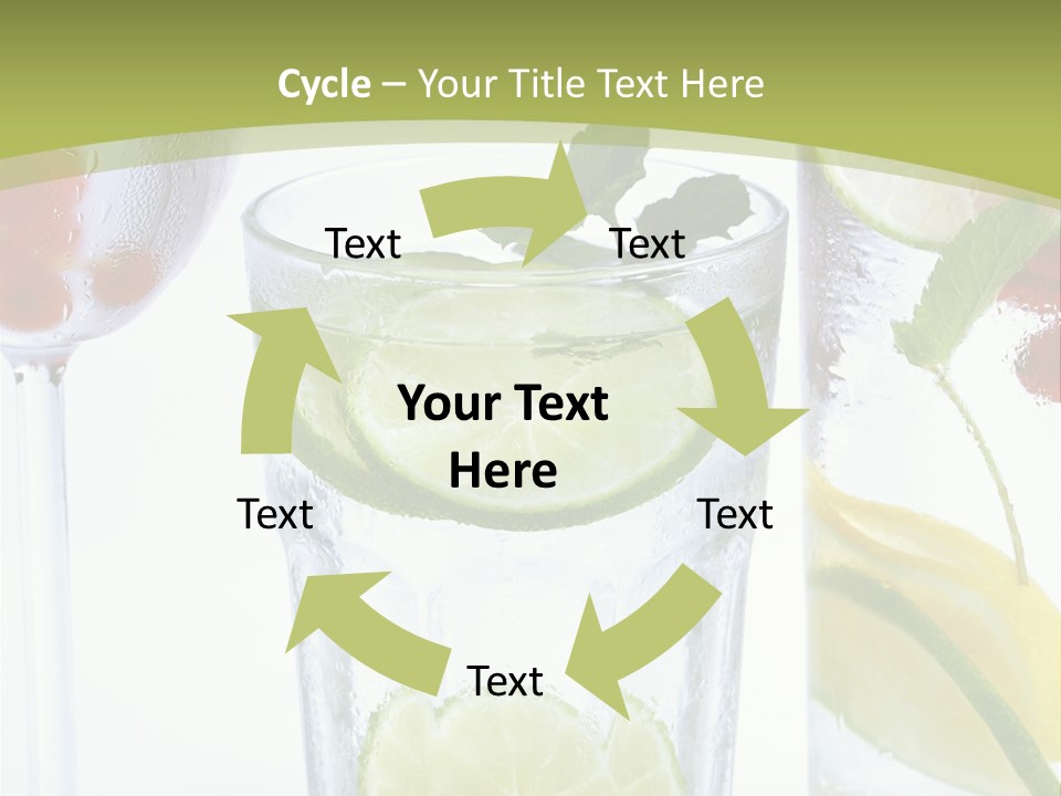 Soda Lime Red Currant PowerPoint Template