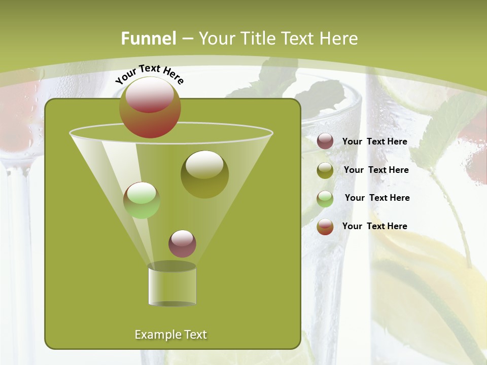 Soda Lime Red Currant PowerPoint Template