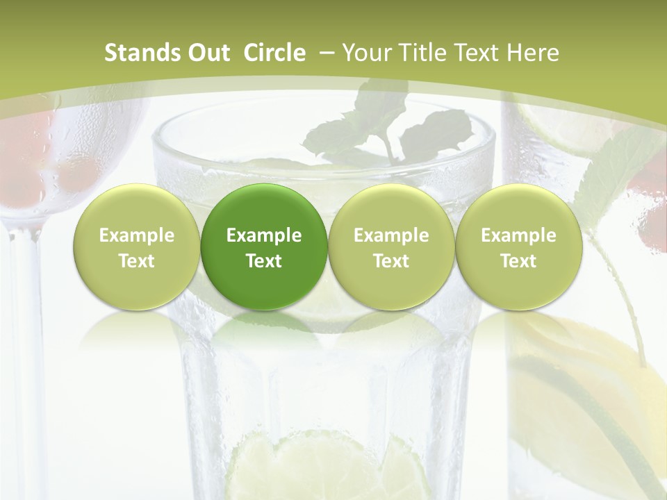 Soda Lime Red Currant PowerPoint Template