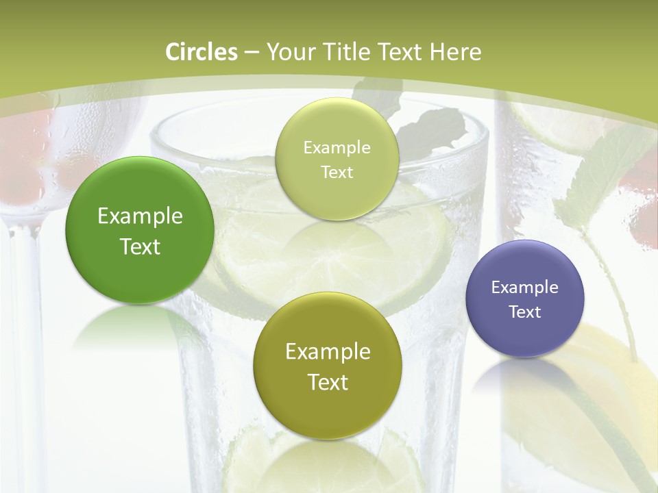 Soda Lime Red Currant PowerPoint Template