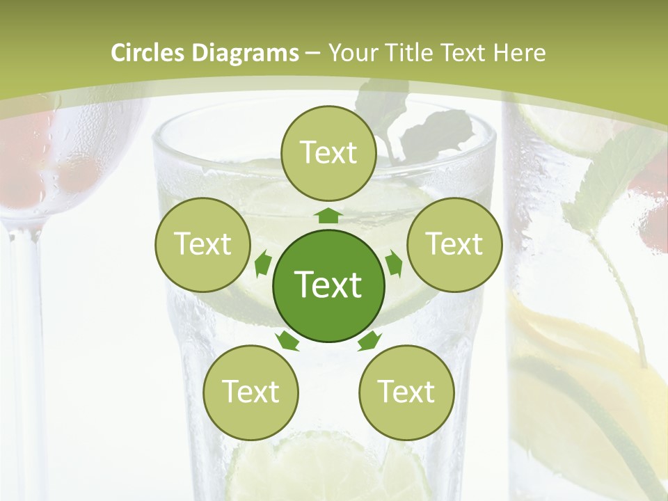 Soda Lime Red Currant PowerPoint Template