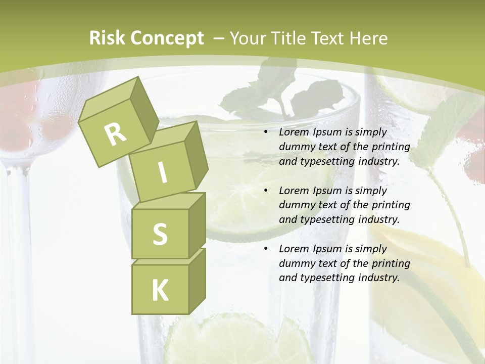 Soda Lime Red Currant PowerPoint Template