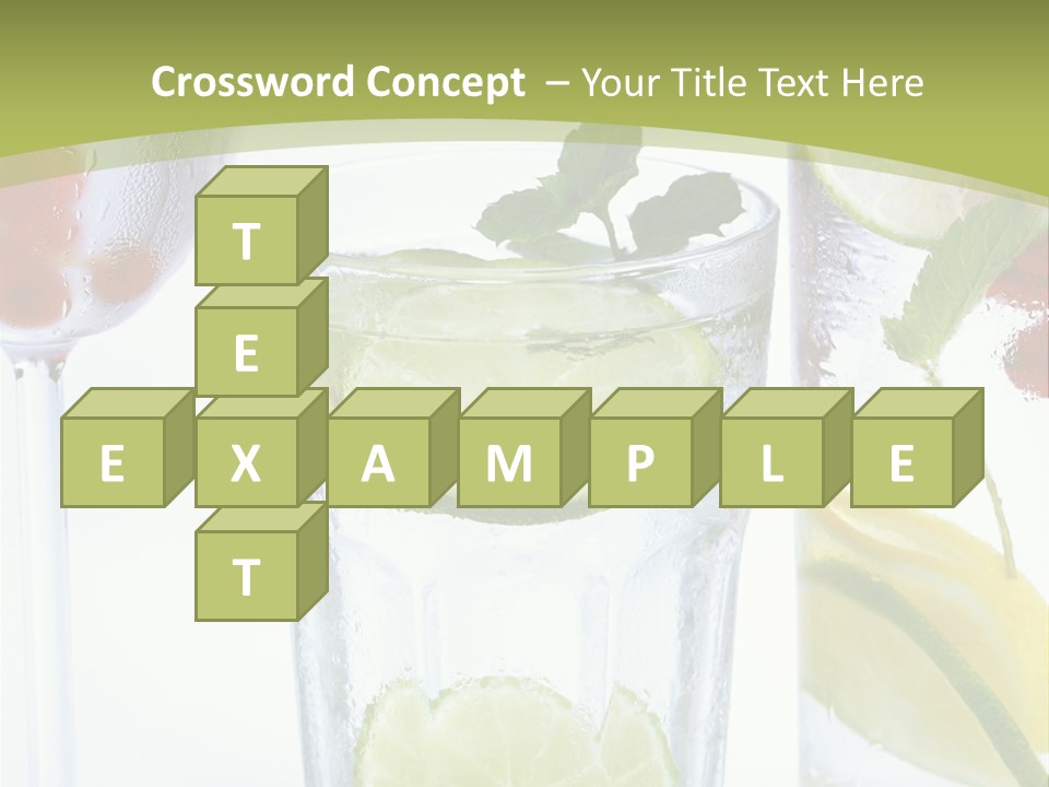 Soda Lime Red Currant PowerPoint Template