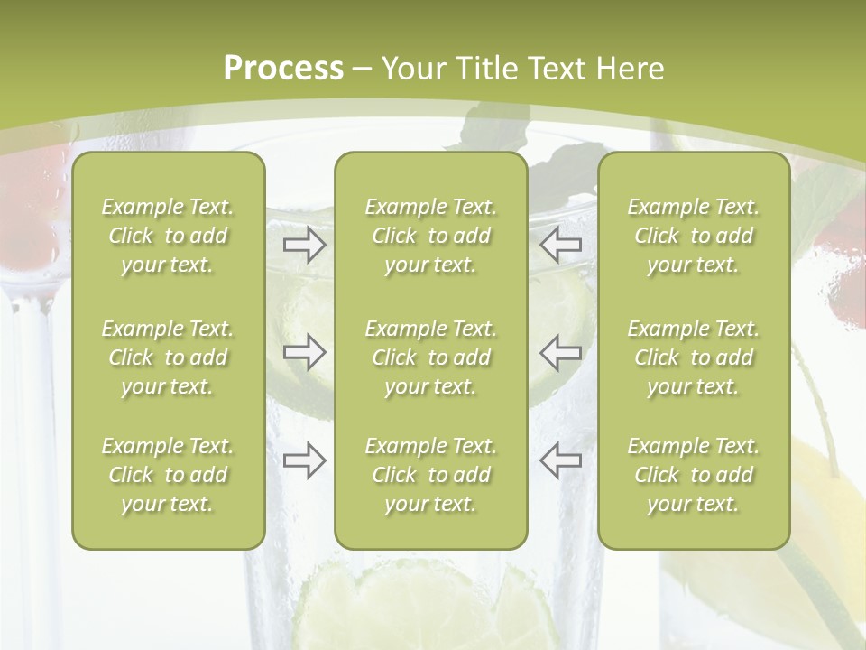 Soda Lime Red Currant PowerPoint Template