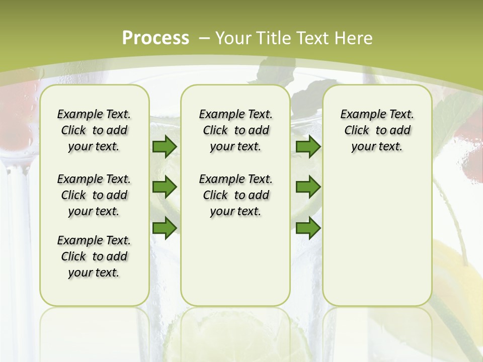 Soda Lime Red Currant PowerPoint Template