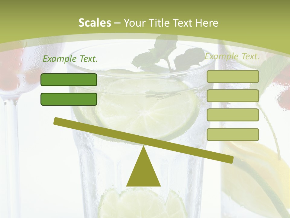 Soda Lime Red Currant PowerPoint Template