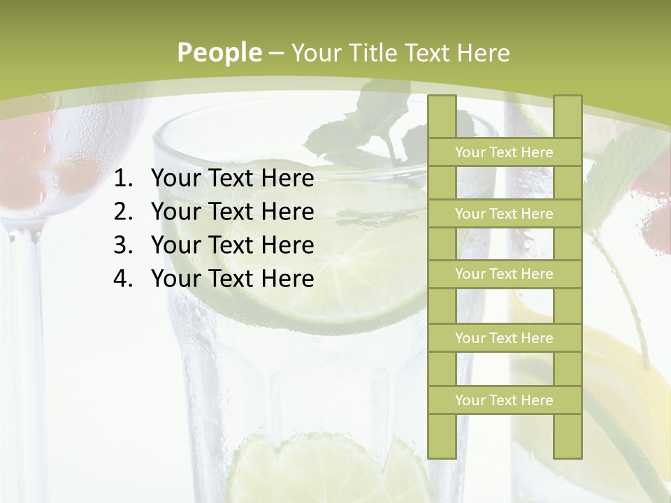 Soda Lime Red Currant PowerPoint Template