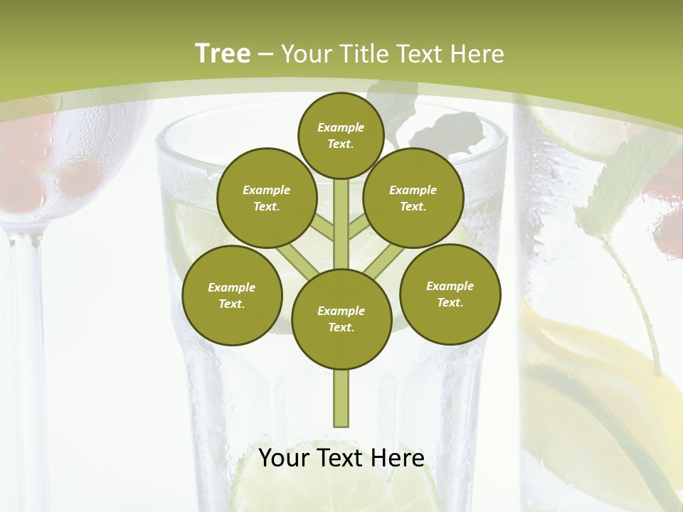 Soda Lime Red Currant PowerPoint Template