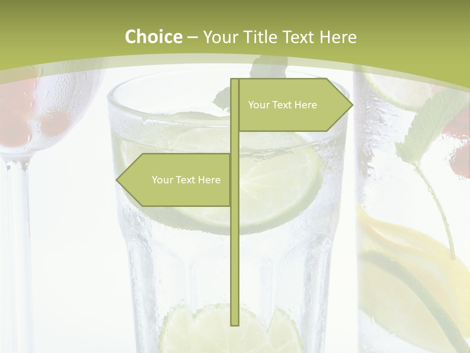 Soda Lime Red Currant PowerPoint Template