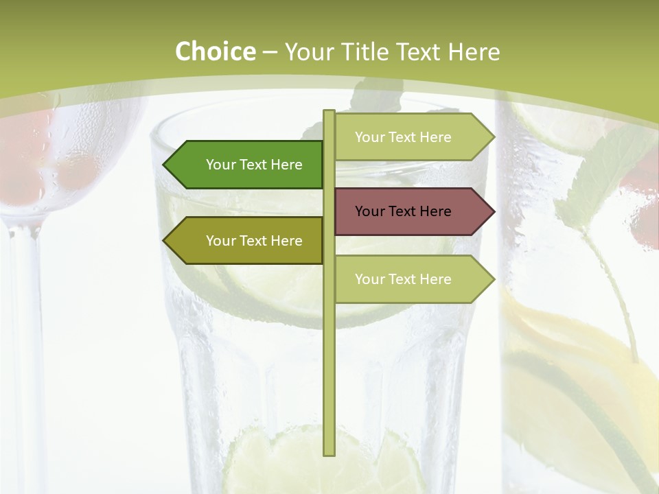 Soda Lime Red Currant PowerPoint Template