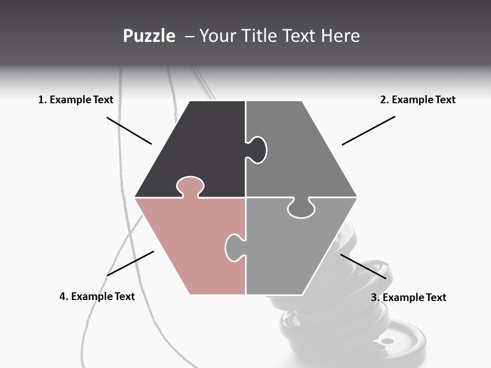 White Tool Knitting PowerPoint Template