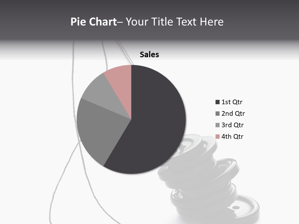 White Tool Knitting PowerPoint Template