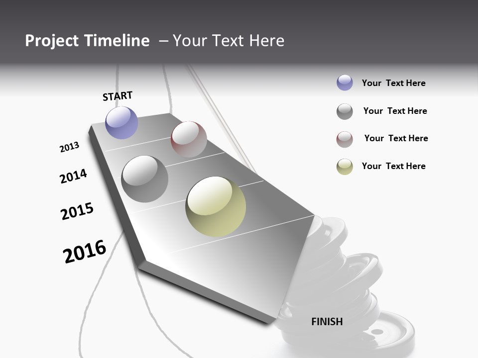 White Tool Knitting PowerPoint Template