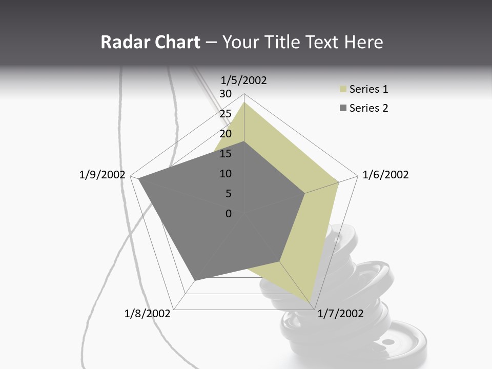 White Tool Knitting PowerPoint Template