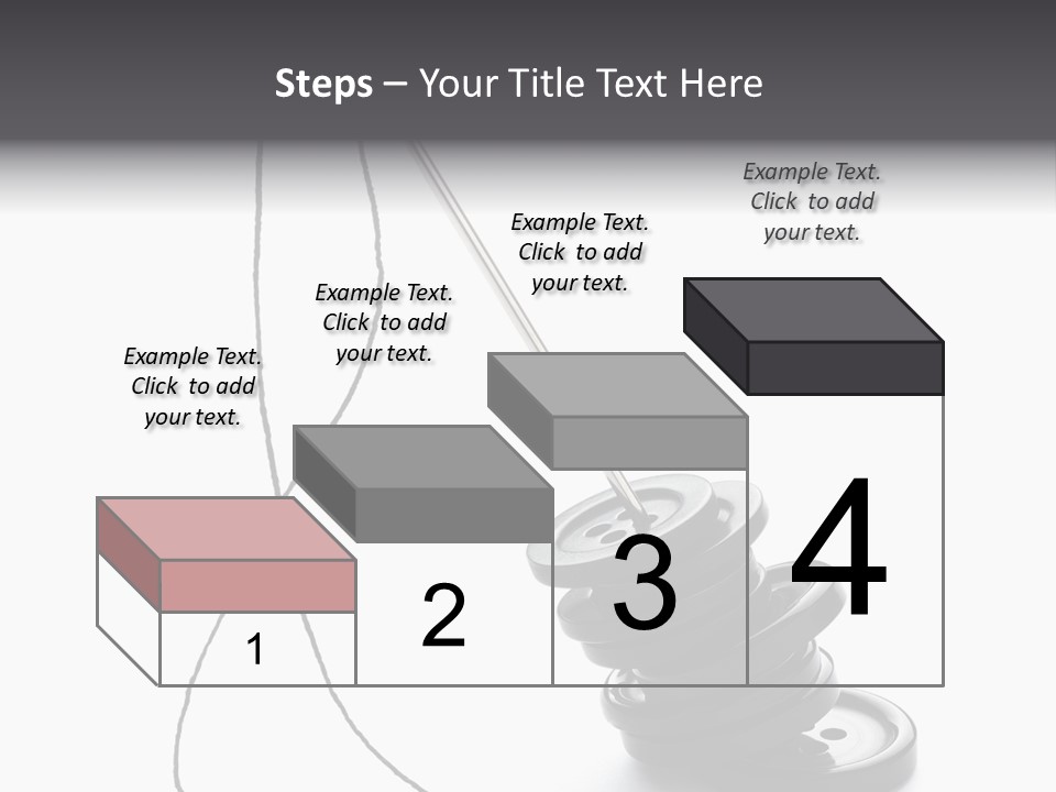 White Tool Knitting PowerPoint Template