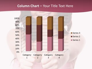 Caucasian Recommend Isolated PowerPoint Template