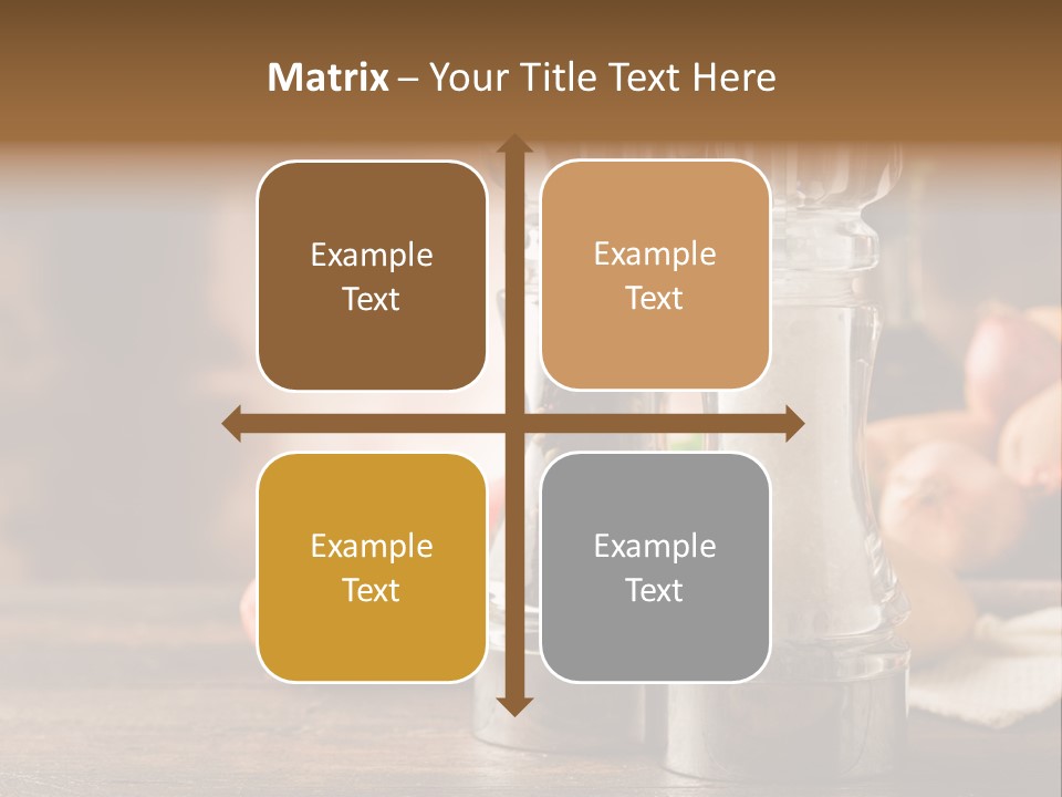 Spicy Pepper Mill Crude Oil PowerPoint Template