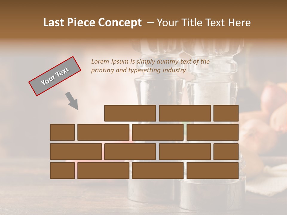 Spicy Pepper Mill Crude Oil PowerPoint Template