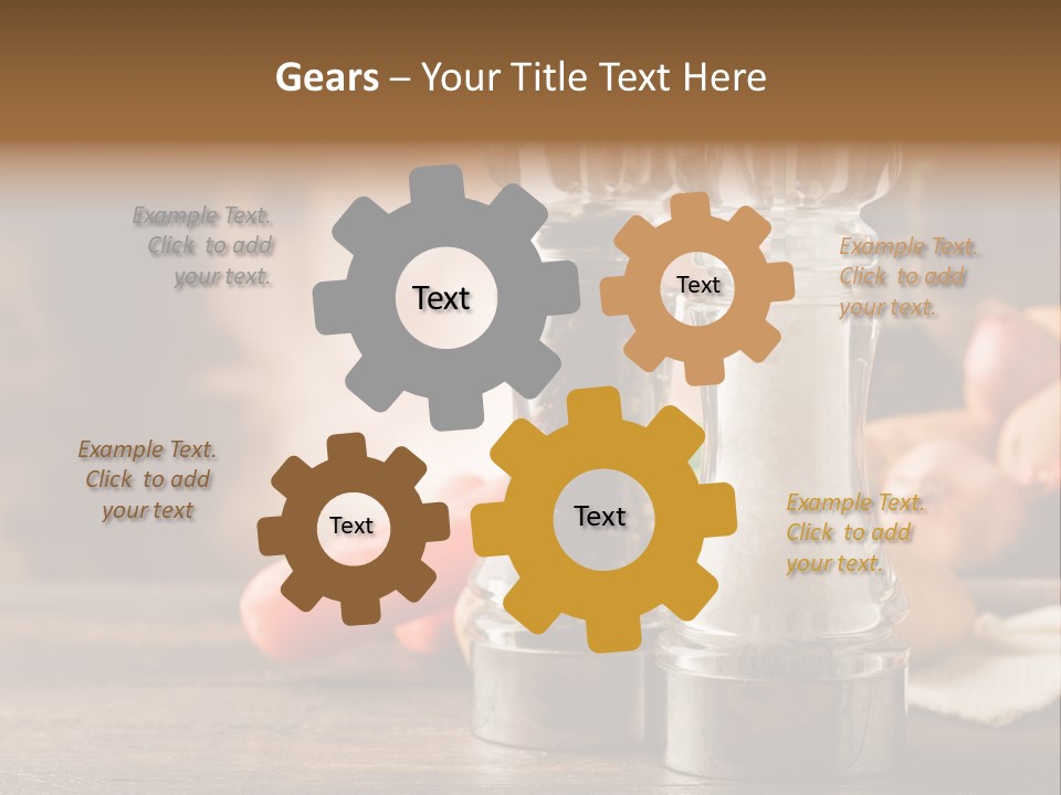 Spicy Pepper Mill Crude Oil PowerPoint Template