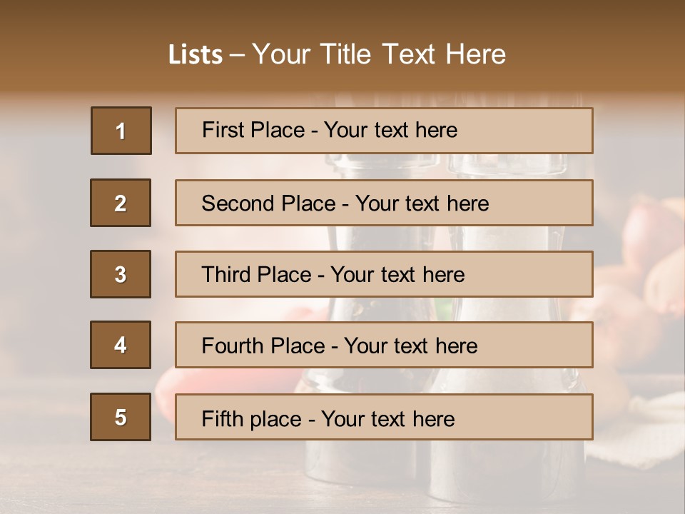 Spicy Pepper Mill Crude Oil PowerPoint Template