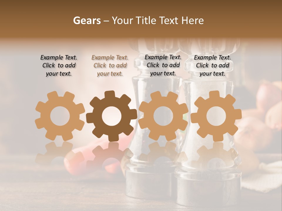 Spicy Pepper Mill Crude Oil PowerPoint Template