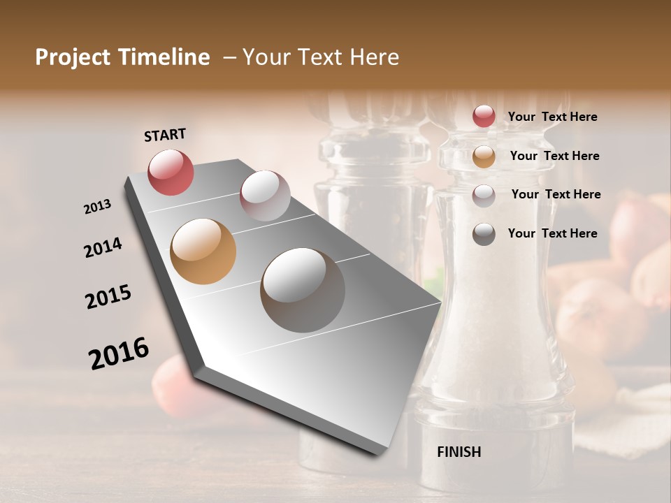 Spicy Pepper Mill Crude Oil PowerPoint Template