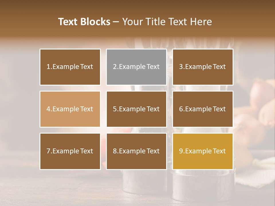 Spicy Pepper Mill Crude Oil PowerPoint Template