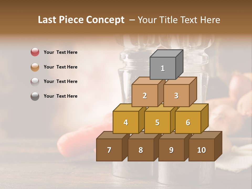 Spicy Pepper Mill Crude Oil PowerPoint Template