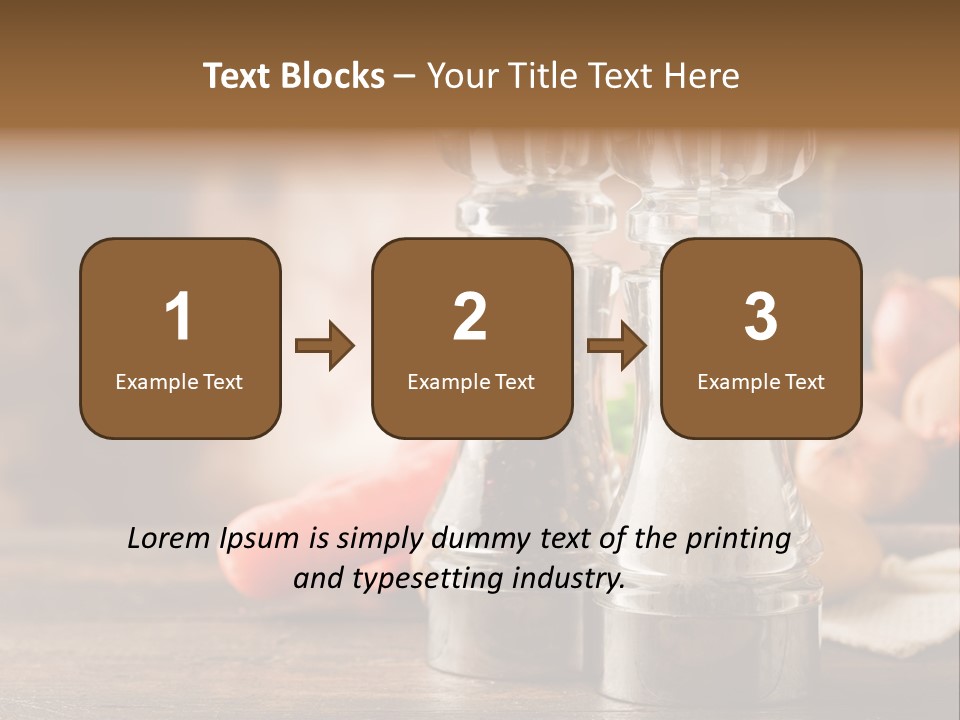 Spicy Pepper Mill Crude Oil PowerPoint Template