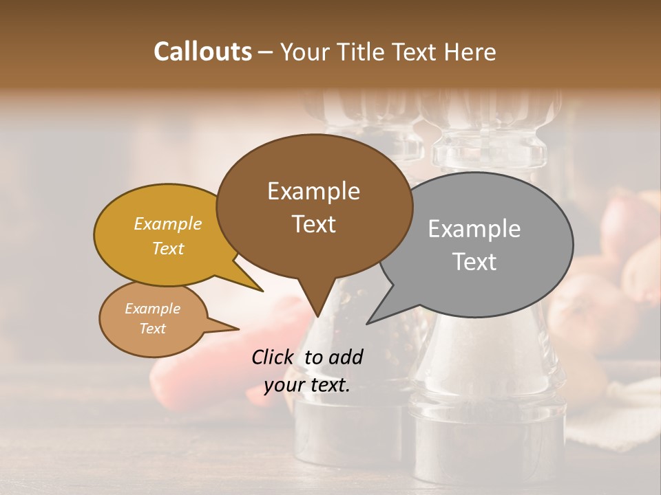 Spicy Pepper Mill Crude Oil PowerPoint Template