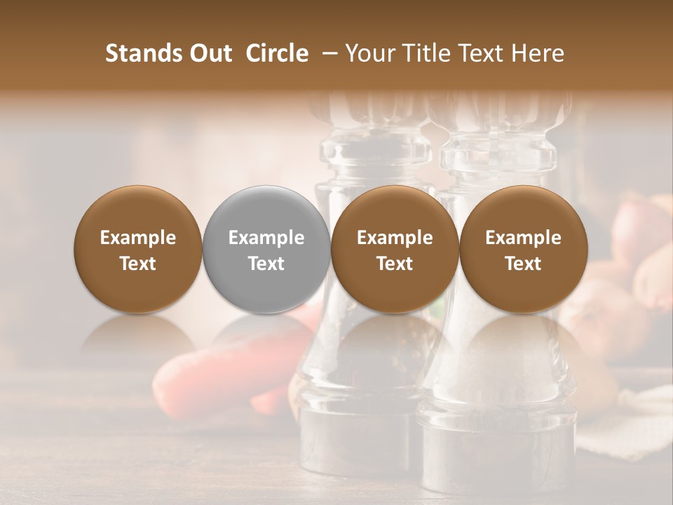 Spicy Pepper Mill Crude Oil PowerPoint Template