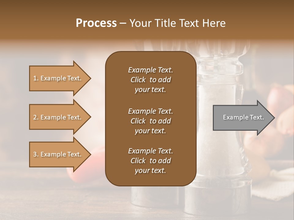 Spicy Pepper Mill Crude Oil PowerPoint Template