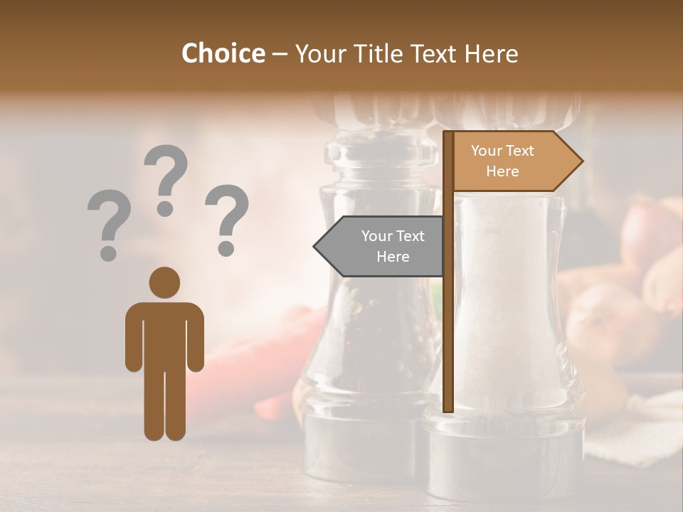 Spicy Pepper Mill Crude Oil PowerPoint Template